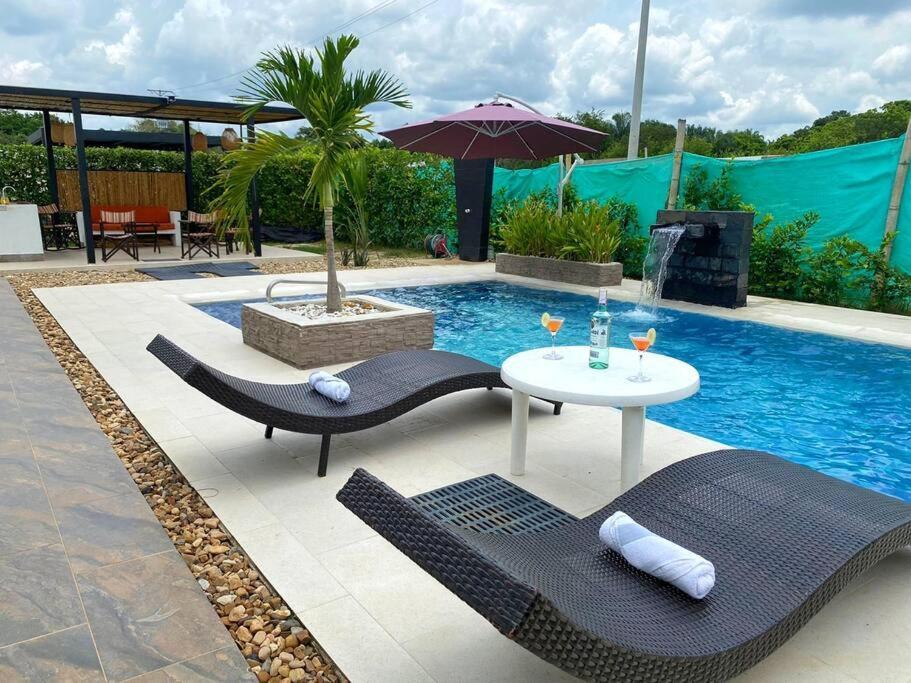 Carmen de ApicaláCasa Palma Roja Boutique , Piscina Privada别墅 外观 照片