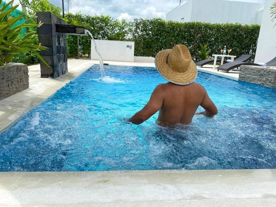 Carmen de ApicaláCasa Palma Roja Boutique , Piscina Privada别墅 外观 照片