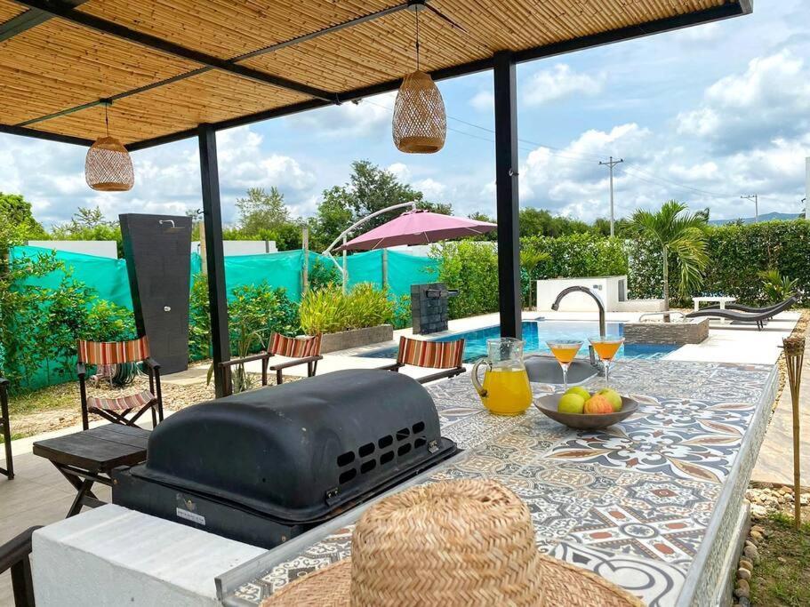 Carmen de ApicaláCasa Palma Roja Boutique , Piscina Privada别墅 外观 照片